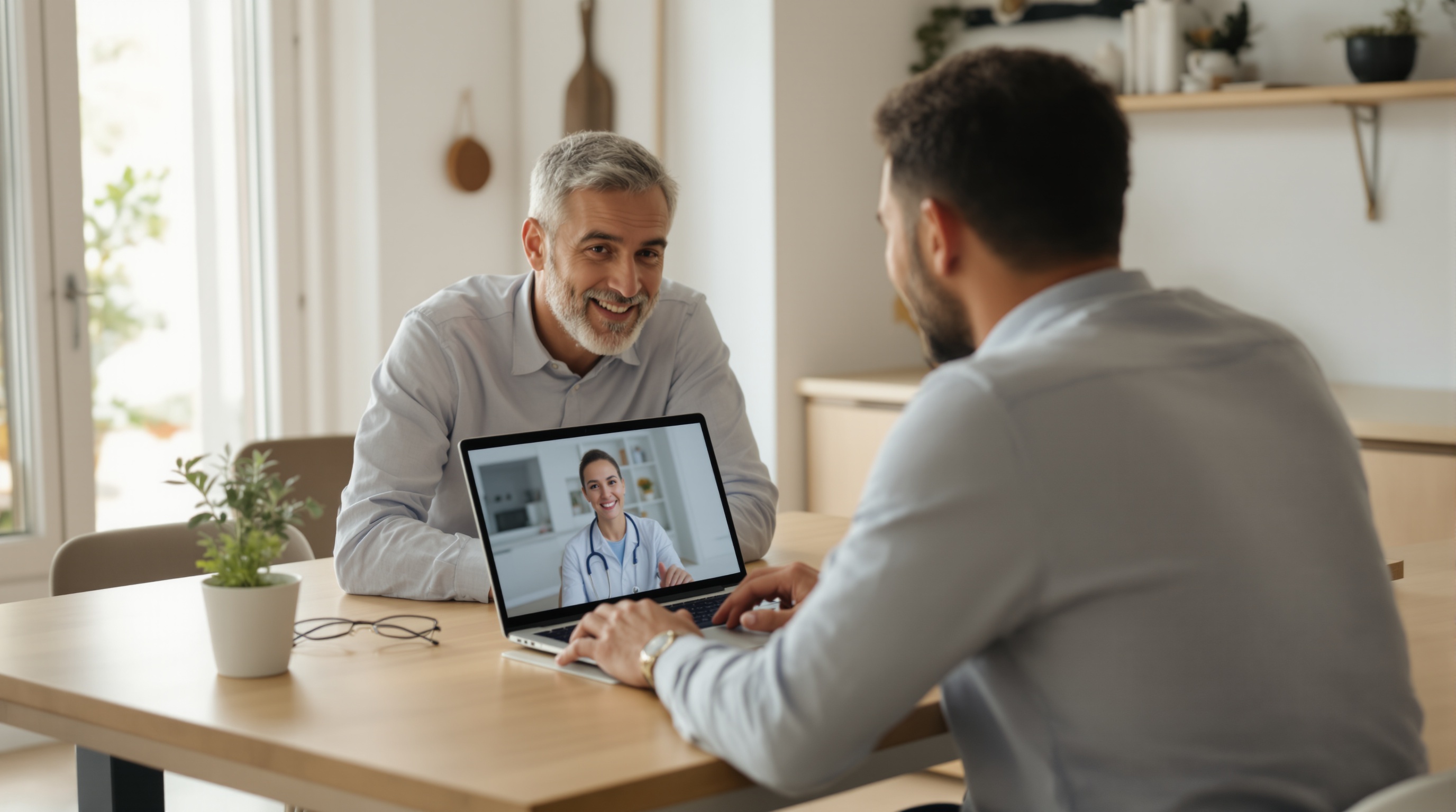 Telehealth consult at home